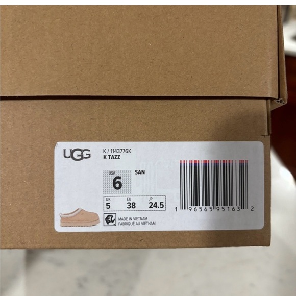 UGG Tazz Platform Slipper Big Kids Grade 6Y Sand 1143776K - Picture 9 of 10